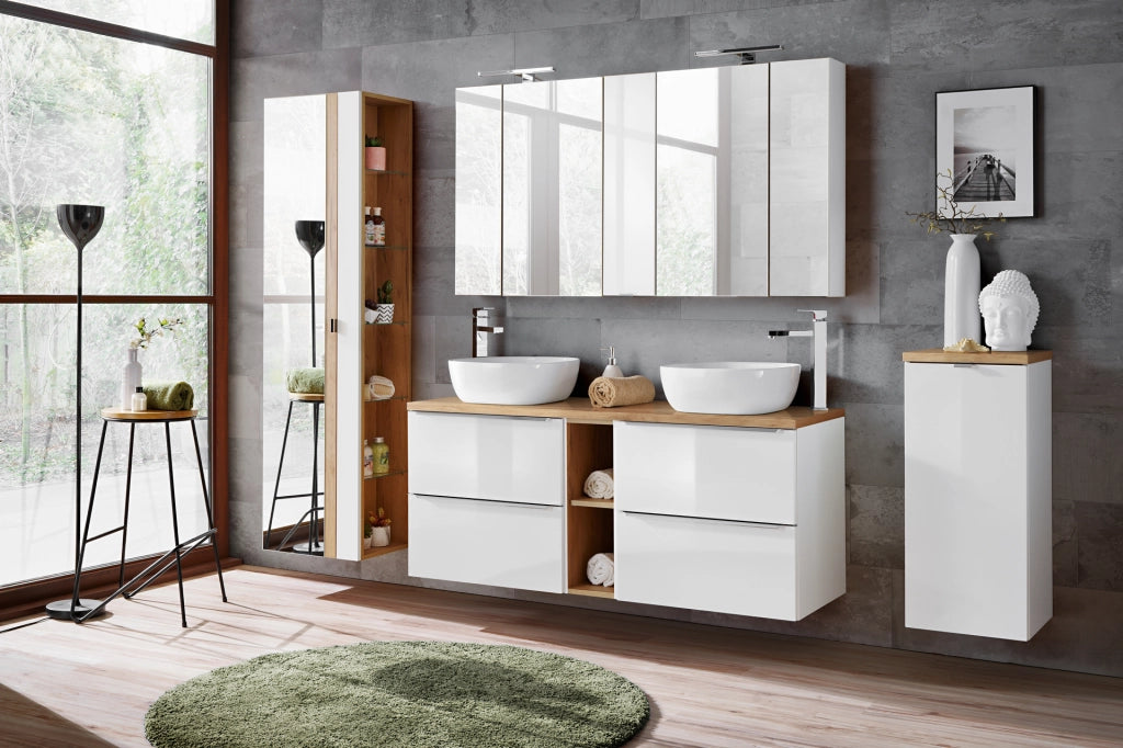 Mobile sotto piano 20 cm Capri White 20 x 57 x 44 cm