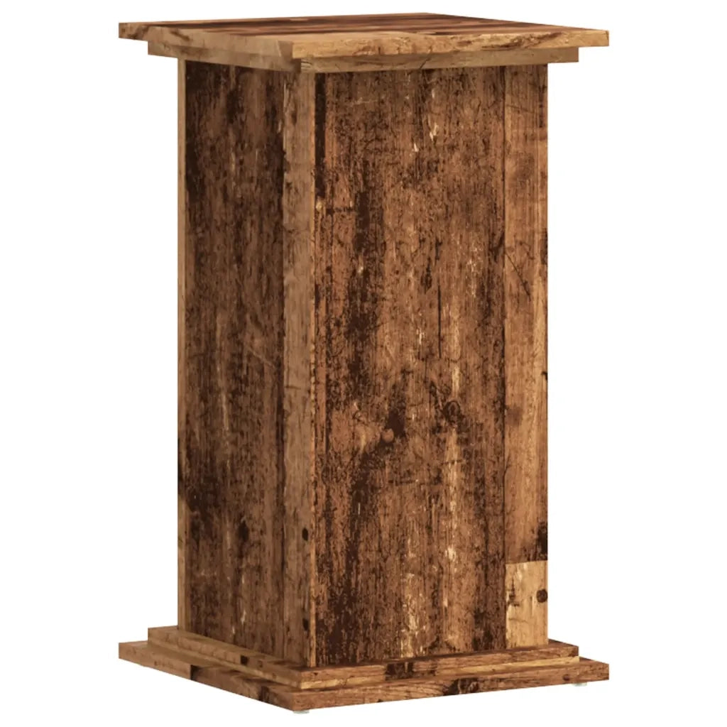 Supporto per Piante Legno Vecchio 33x33x60 cm Legno Multistrato
