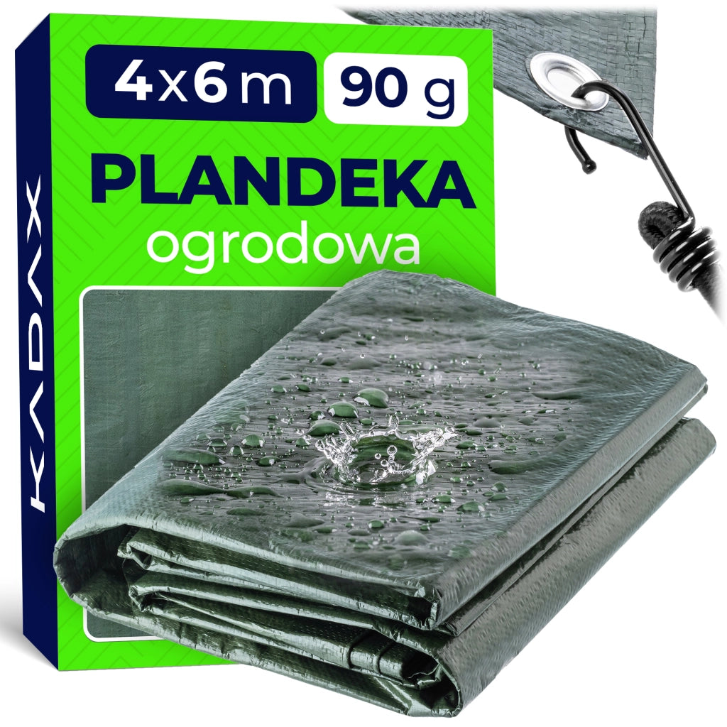 Telone KADAX spesso, resistente, rinforzato, antigelo, impermeabile, 6x4 m