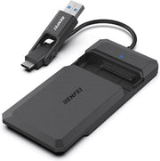 Adattatore esterno per disco rigido 2,5 pollici SATA a USB Type-C/Type-A - compatibile con SSD e HDD ad alta velocità