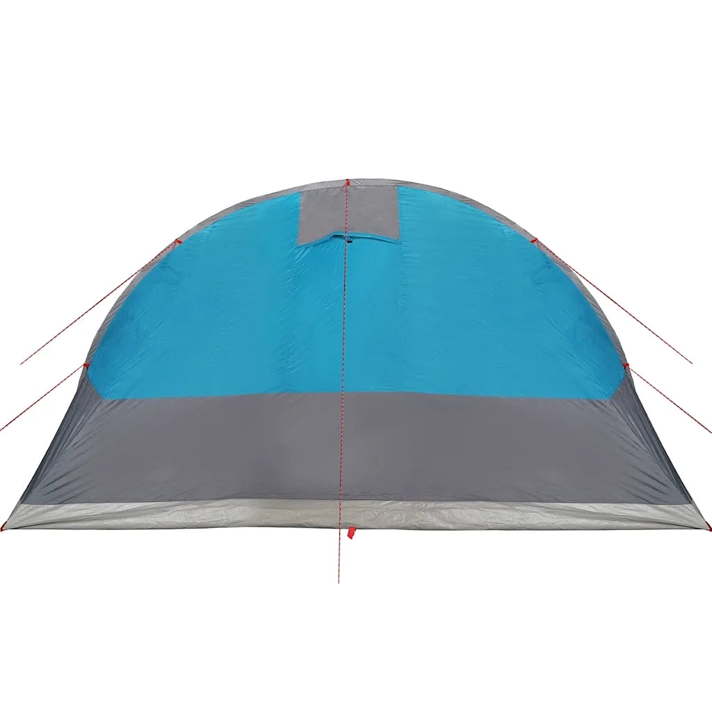 Tenda da Campeggio a Tunnel per 5 Persone Blu Impermeabile 4009423