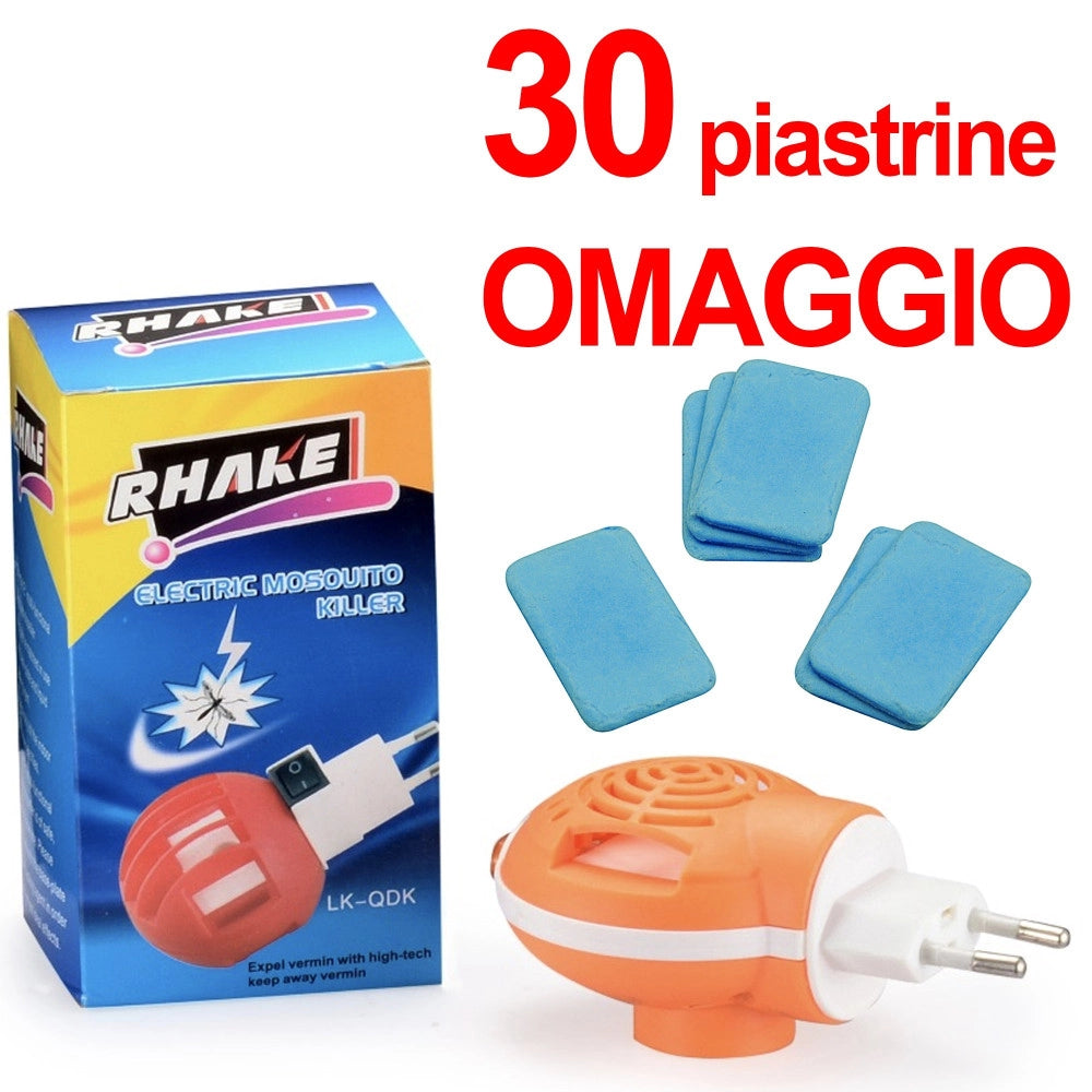 Trade Shop - Dispositivo Elettrico Anti Zanzare Con Piastrine Omaggio Interruttore Spina 10a -