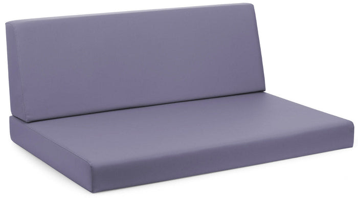 Cuscini per Pallet 120x80 cm Seduta e Schienale in Similpelle Mariotti Reforma Lilla