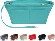 Organizzatore di taschino per portafoglio organizzatore di taschino vilten in multi tasca borsa per spesa per donne (medium, verde)