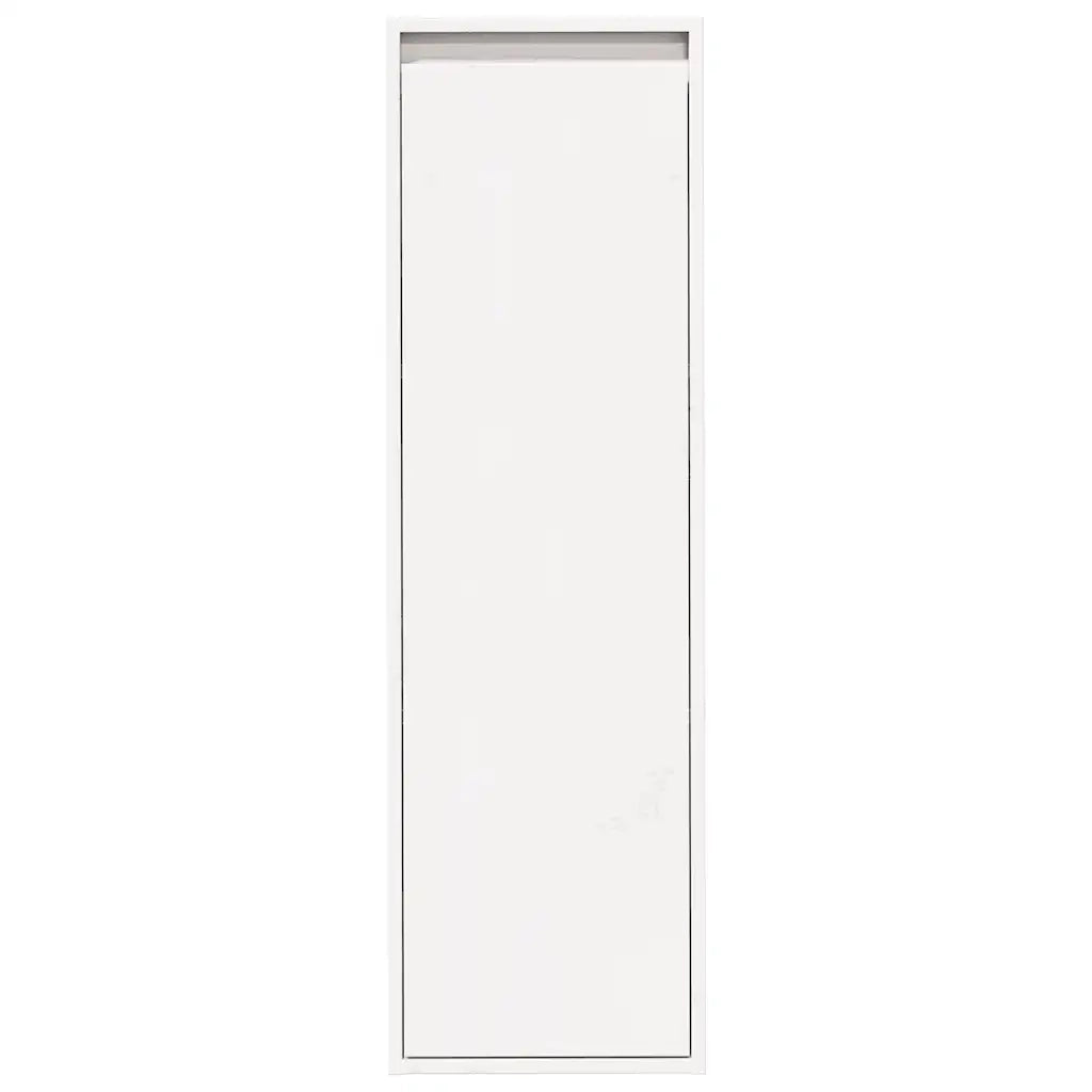 Pensili Bianchi 2 pz 30x30x100 cm in Legno Massello di Pino