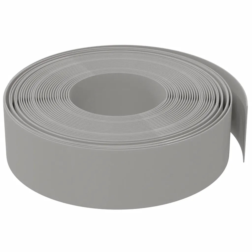 Bordature da Giardino 3 pz Grigie 10 m 15 cm in Polietilene CFW7001324