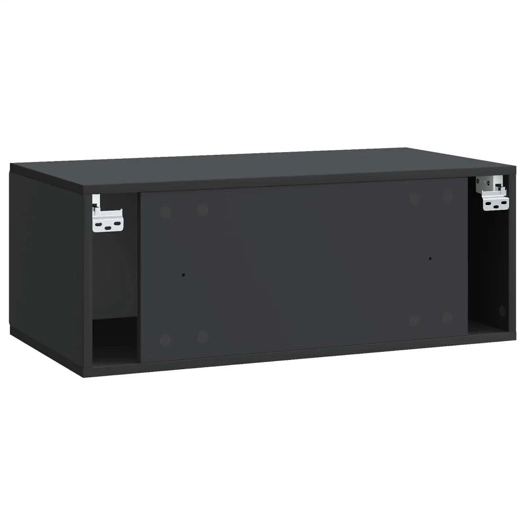 Mobile Porta TV da Muro Nero 78,5 x 41 x 30 cm 898346