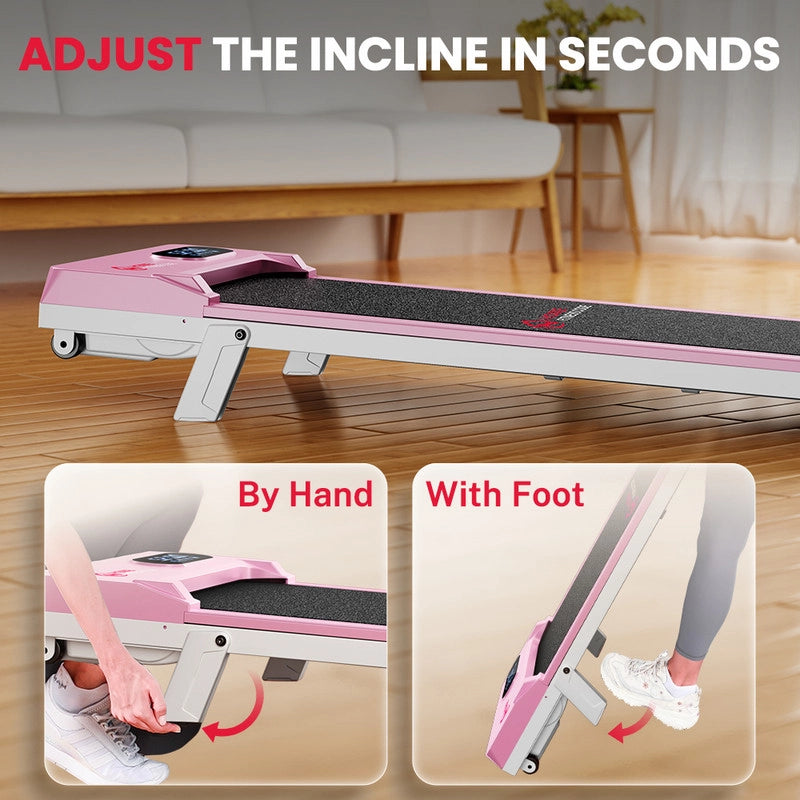 TAPIS ROULANT SOTTO SCRIVANIA CON AMMORTIZZAZIONE, TAPIS ROULANT PORTATILE ULTRA-SOTTILE