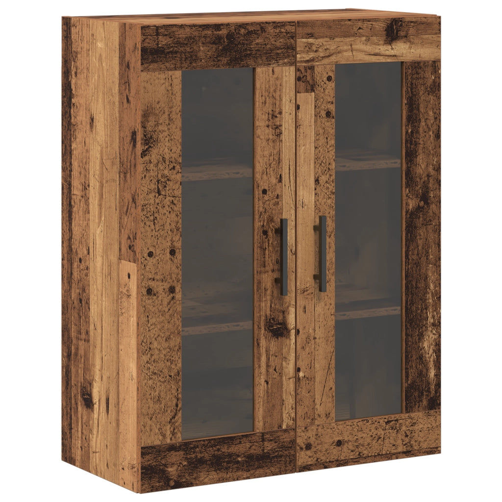Armadi a Muro 2 pezzi Legno Vecchio 69.5x34x90 cm Legno Ingegnerizzato