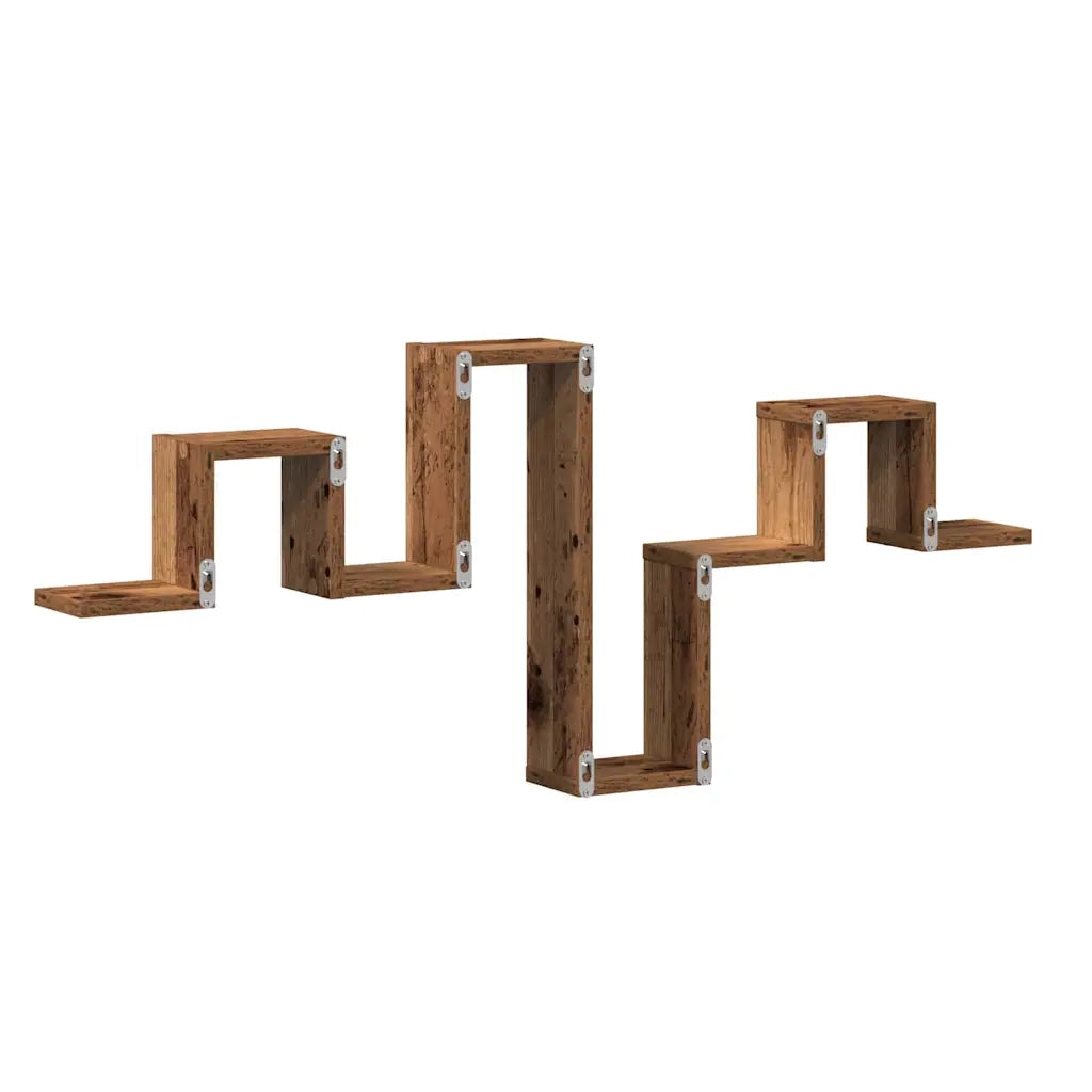 Scaffale da parete | Ripiano a parete | Mensola a parete Legno vecchio 104,5 x 43 x 10 cm