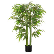 Grande bamb¨´ artificiale, 140 cm, pianta artificiale, piante artificiali in plastica in vaso, bamb¨´ artificiale con 780 foglie, sembra vero, per
