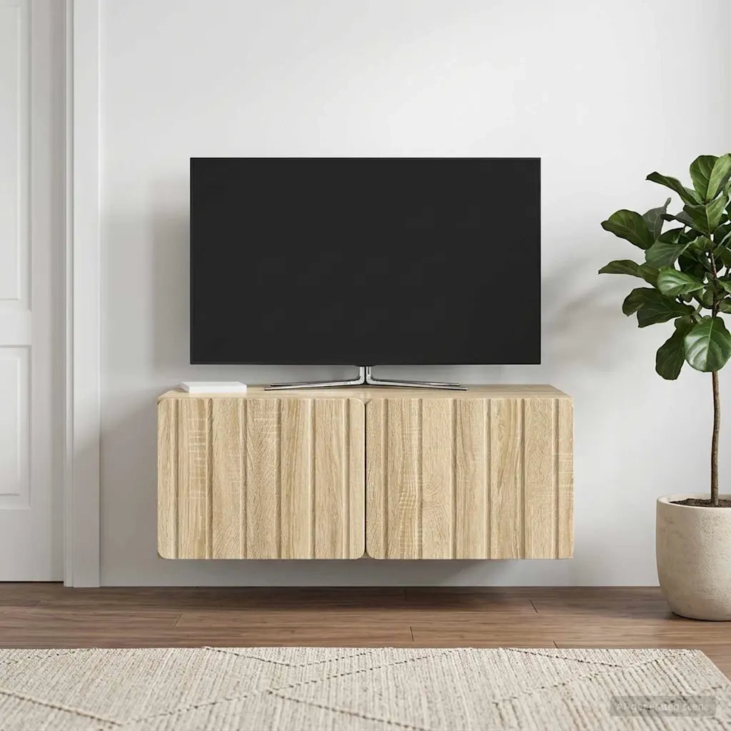 Mobile Porta TV da Muro Rovere Sonoma 78,5 x 41 x 30 cm 898347