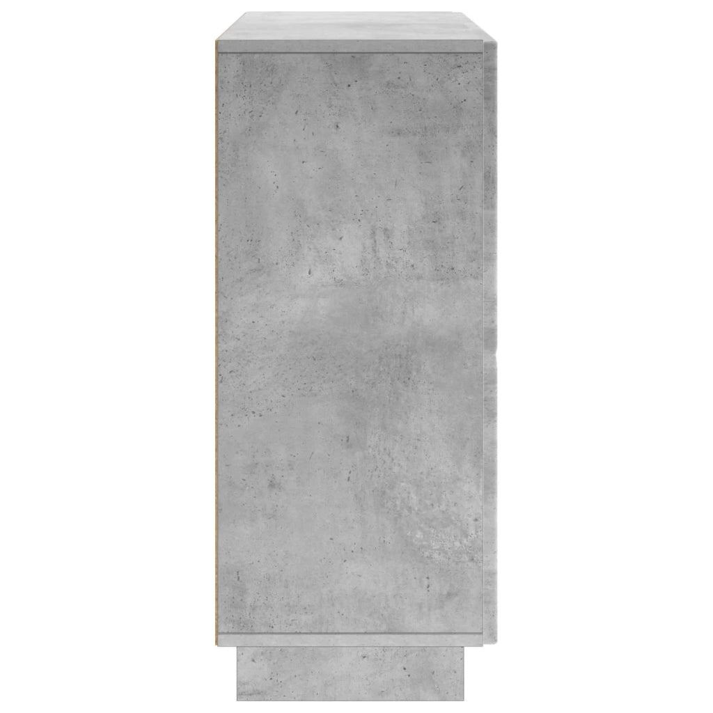 Credenza Grigio Cemento 85,5 x 31 x 75 cm Legno ingegnerizzato 8011543