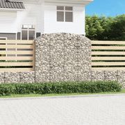 Cesto Gabbione ad Arco 200x50x180/200 cm Ferro Zincato 153479