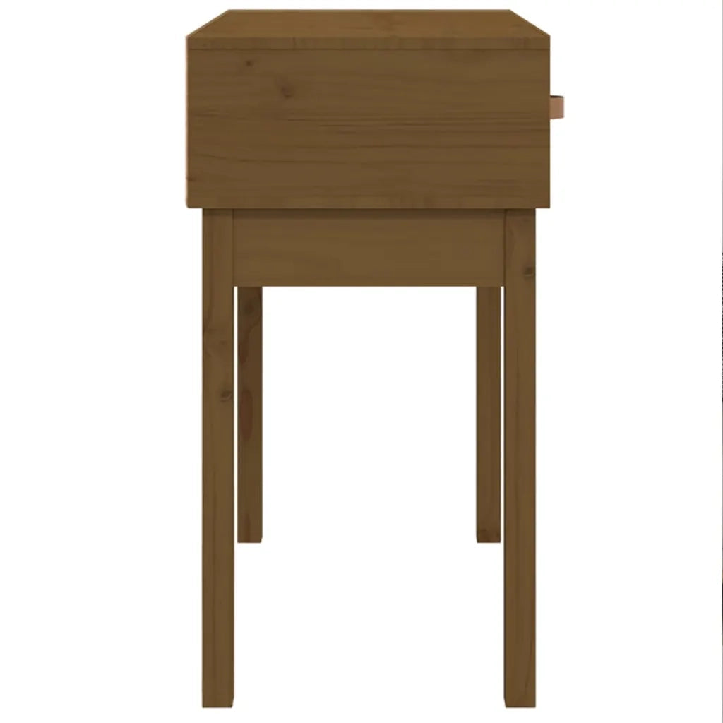 Tavolo Consolle | Tavolo d'Ingresso Ambra 76,5x40x75 cm in Legno Massello di Pino