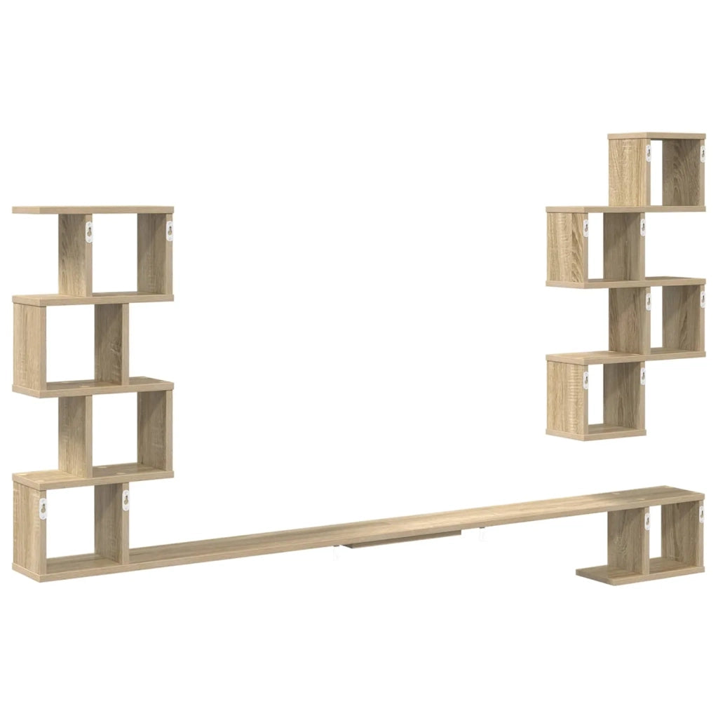 Mensola per TV da muro Rovere Sonoma 200 x 15 x 94 cm 8012302