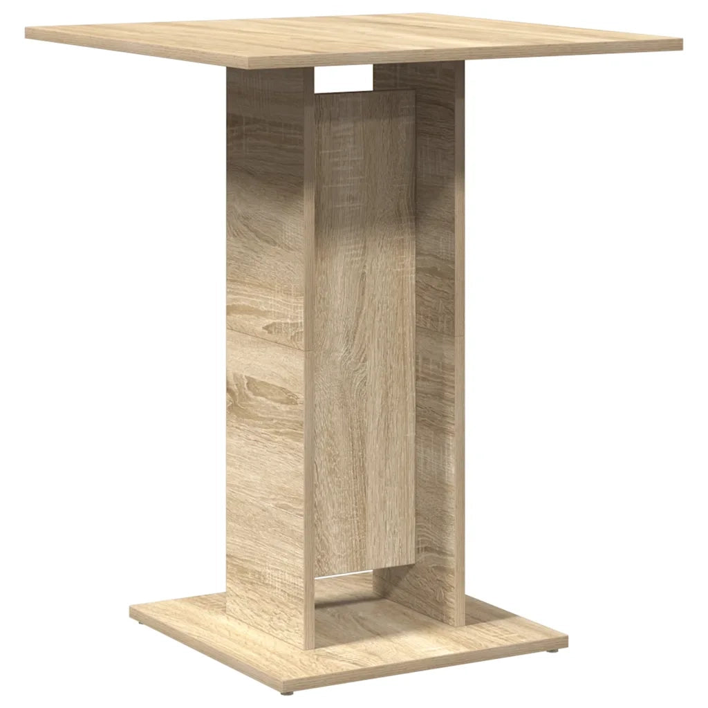 Tavolo da Bistrot Rovere Sonoma 60x60x75 cm Legno Multistrato 802105