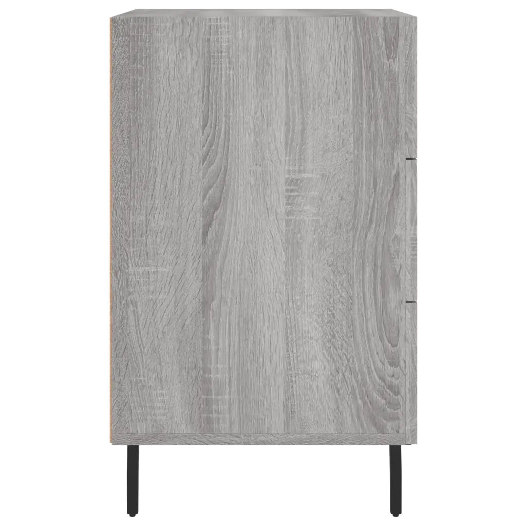 Comodino | Armadio da Notte | Mobiletto da notte Grigio Sonoma 40x40x66 cm in Legno Multistrato