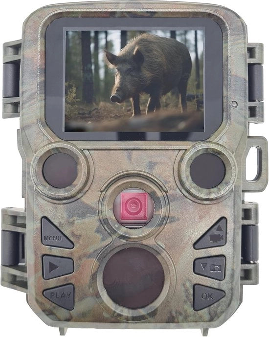 Cassa di sorveglianza mini 12MP Full HD con sensore di movimento PIR e visione notturna