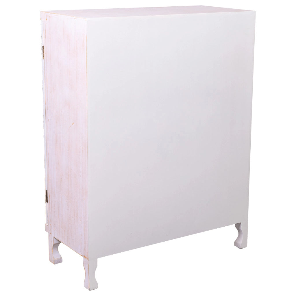 Armadio in legno con 4 cassetti e 2 porta 63x26x100