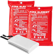 Set di 2 coperte di protezione contro il calore, 100 x 100 cm, resistente al calore e sicuro