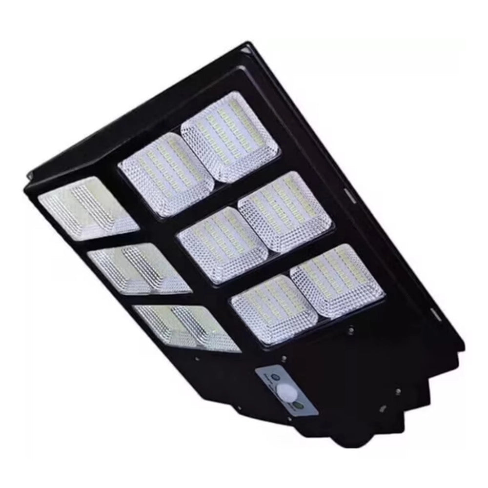 Trade Shop - Lampione Stradale Lampada A Led Da 600w Con Pannello Solare Telecomando Ip65 Uso Esterno -
