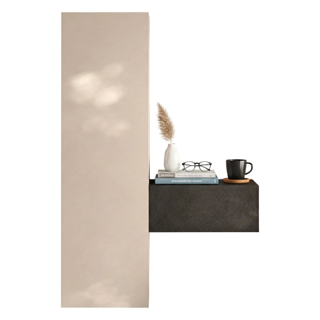 Faicchio, Mobile da Ingresso 15 Paia Made in Italy, 123x30x186h cm Bianco Crema