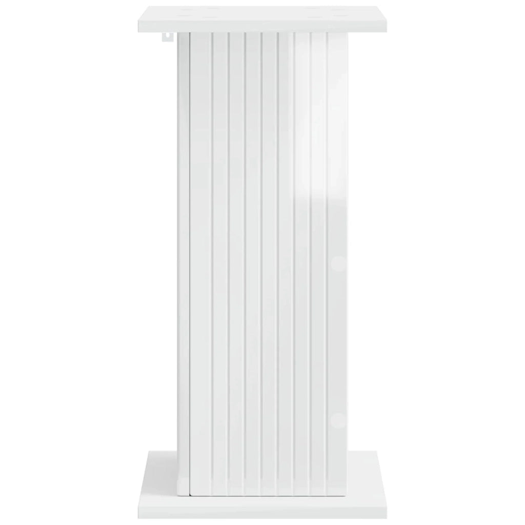 Supporto per piante Bianco Lucido 30,5 x 30 x 60,5 cm