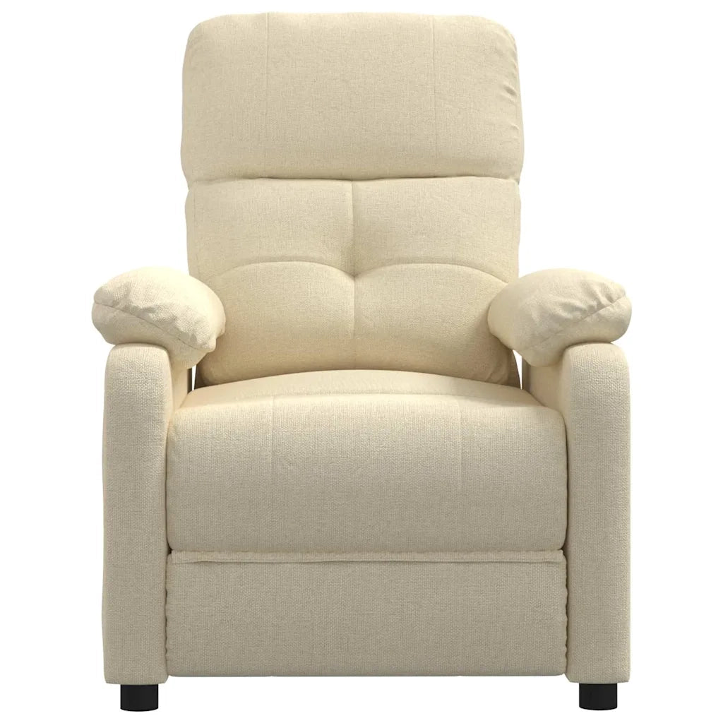 Divano Sedia-Poltrona Massaggiante Crema in Tessuto 238744