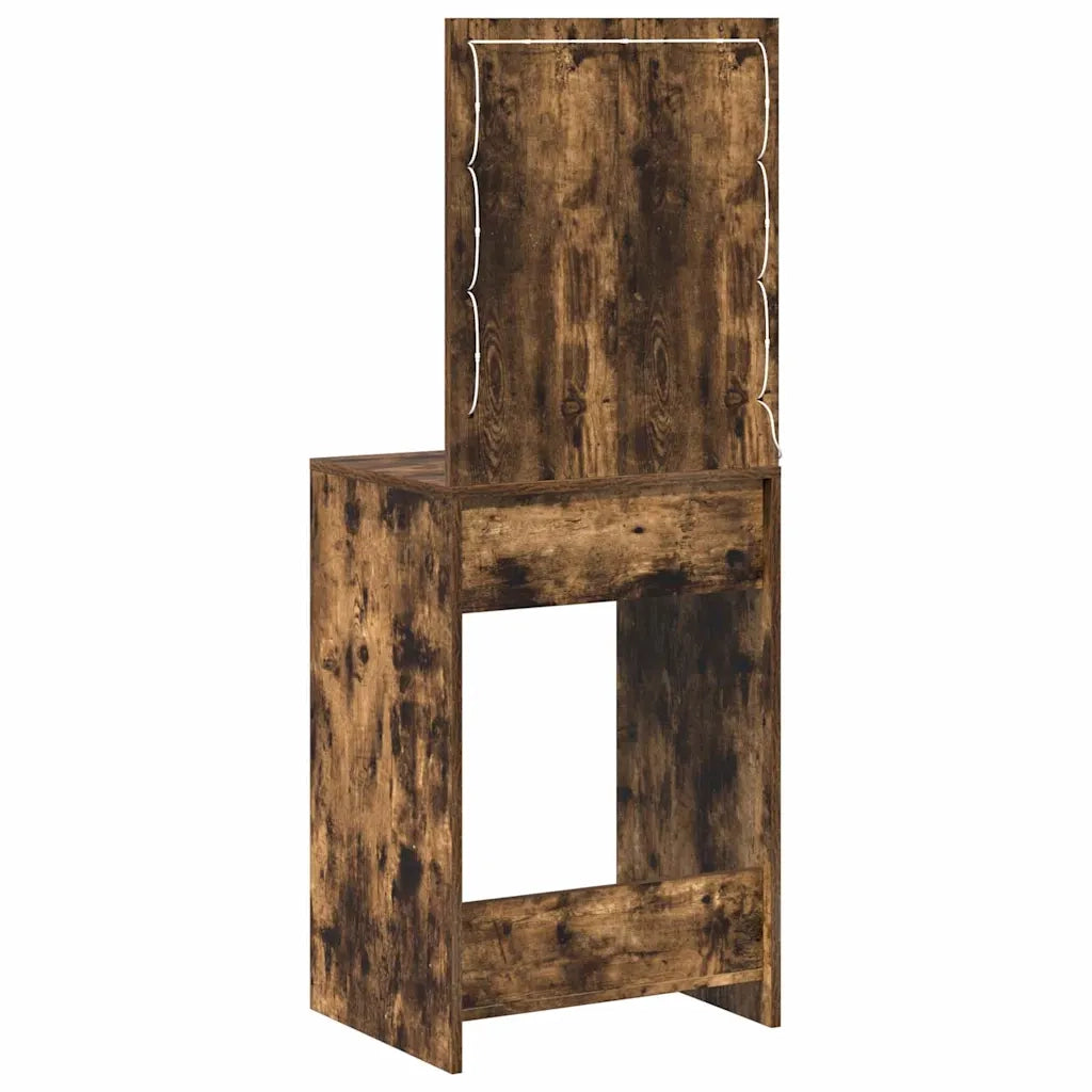 Tavolo da Trucco Rovere fumé 50 x 41 x 135 cm Legno multistrato 865041