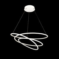 Lampada pendente Modern in Metallo Nola Bianco