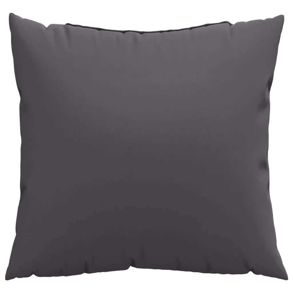 Cuscini per Divano 4 pz-Set di 4 Cuscini per Sofa Antracite 60x60 cm in Tessuto