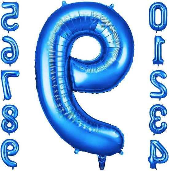 Balloon digitale 101 cm Helium XXL blu 40 pollici - Decorazione per festa di compleanno