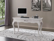 Scrivania 1 cassetto in legno grigio bicolore 140x65x80 - Mobili 2G