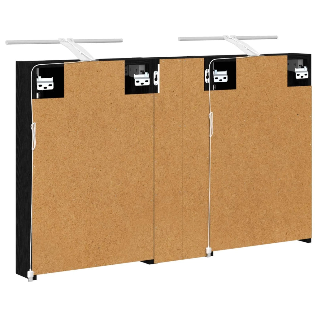 Set di Armadi da Bagno con porta 3 pcs 100 x 10,5 x 60,5 cm 3403705