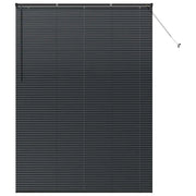 Tendaggi a Veneziana | Tenda a lamelle Nero 220 x 155 cm Alluminio