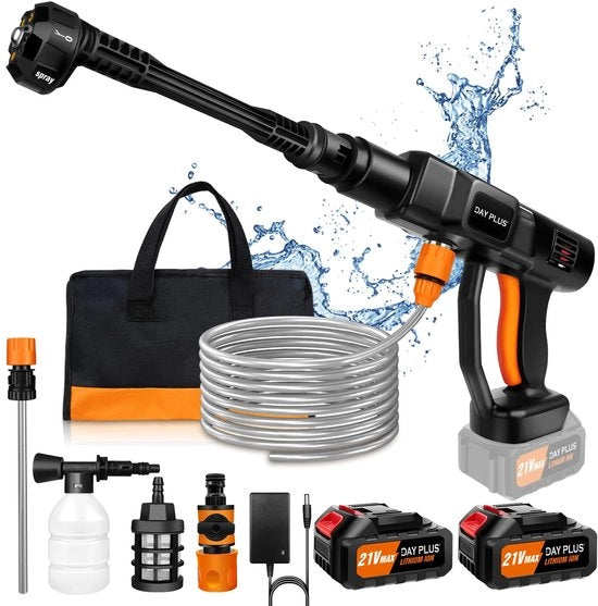 Spazzolatore ad alta pressione - Pistola a spruzzo - Sparatore ad alta pressione - Sparatore ad alta pressione - 270l/h - 2000W - 150bar - 200Psi - 5M