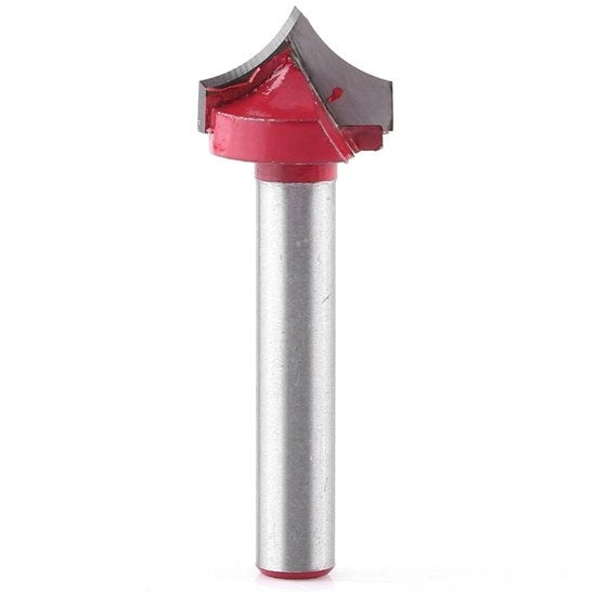 Taglierino a V per CNC per lavorazione del legno 90° con asse di 6mm diametro di libera rotazione 8-32mm diametro di gravatura (15mm diametro della lamina)