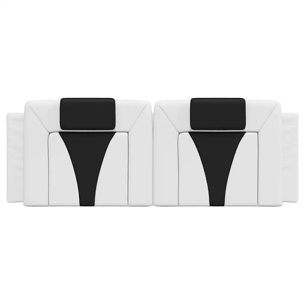 Cuscino Testiera Viana Nero e Bianco 120 cm in Similpelle CFW4959968