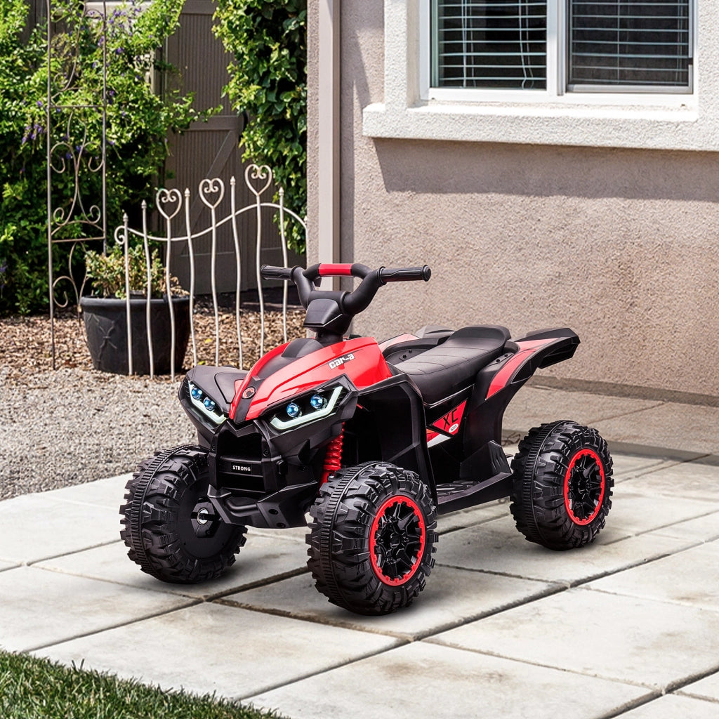 Quad Elettrico Bambino 12V ¨C Zephmum ¨C Rosso con Luci LED