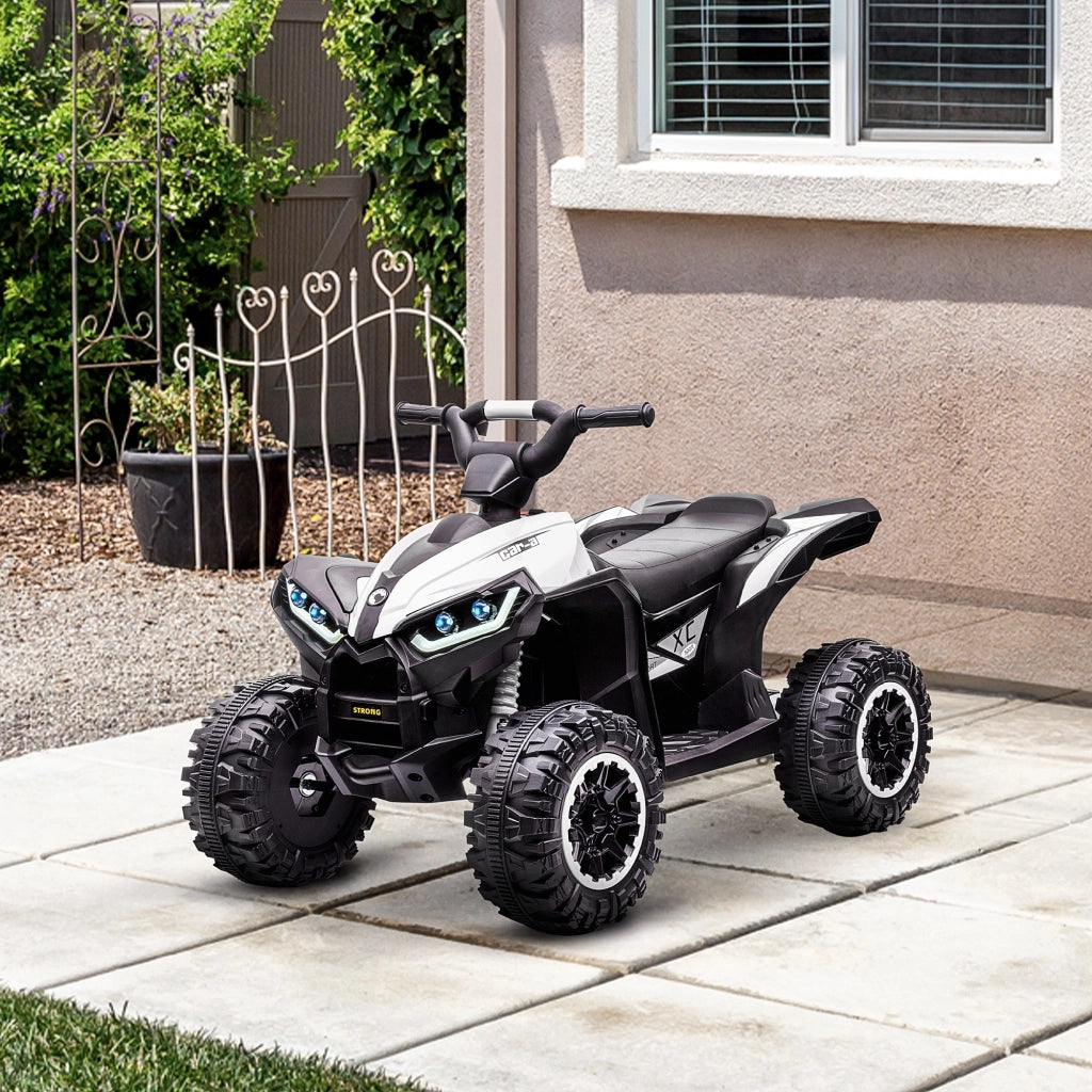 Quad Buggy Elettrico Bambini 12V ¨C Zephmum ¨C Nero Bianco
