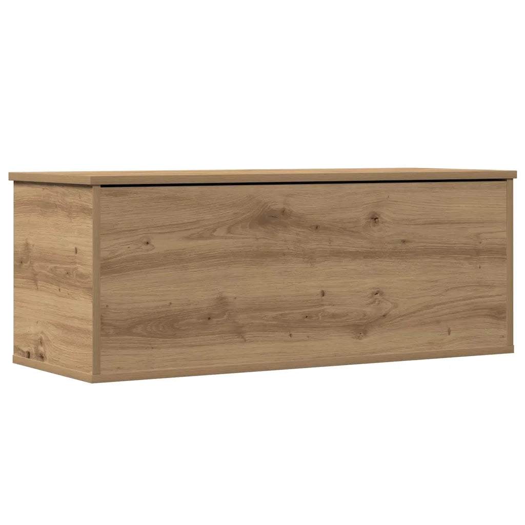 Scatola di Stoccaggio Rovere artigianale 90 x 35 x 35 cm 868712