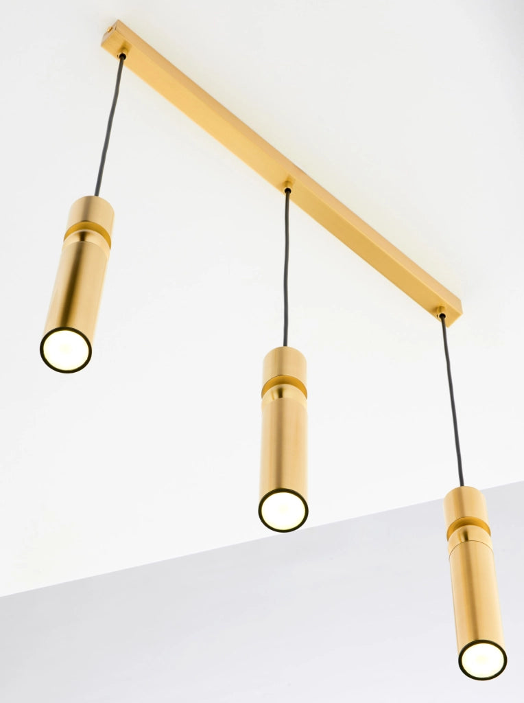 Lampada a sospensione ALAS Jupiter oro 60cm 3xGU10