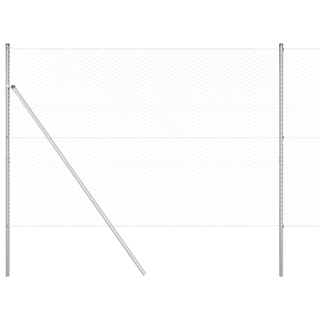 Recinzione Esagonale  1.6x25 m Acciaio Zincato