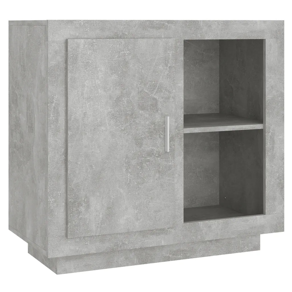 Credenza-Buffet-Armadio da cucina Grigio Cemento 80x40x75 cm