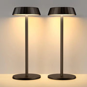 Lampada da Notte - Lampada per Lampada da Notte a Controllo Toccato Senza Fili 3 Colori Regolabile a Distanza Portatile Ricaricabile Lampada da Tavolo per Camera da Letto e Sala 2 Pezzi Lampada LED da Tavolo