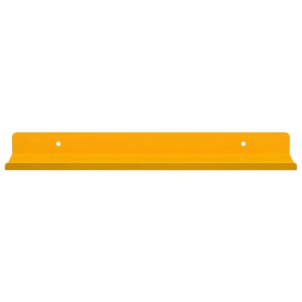 Mensola sospesa 4 pcs Giallo senape 30 x 9 x 2,5 cm Acciaio 8003943