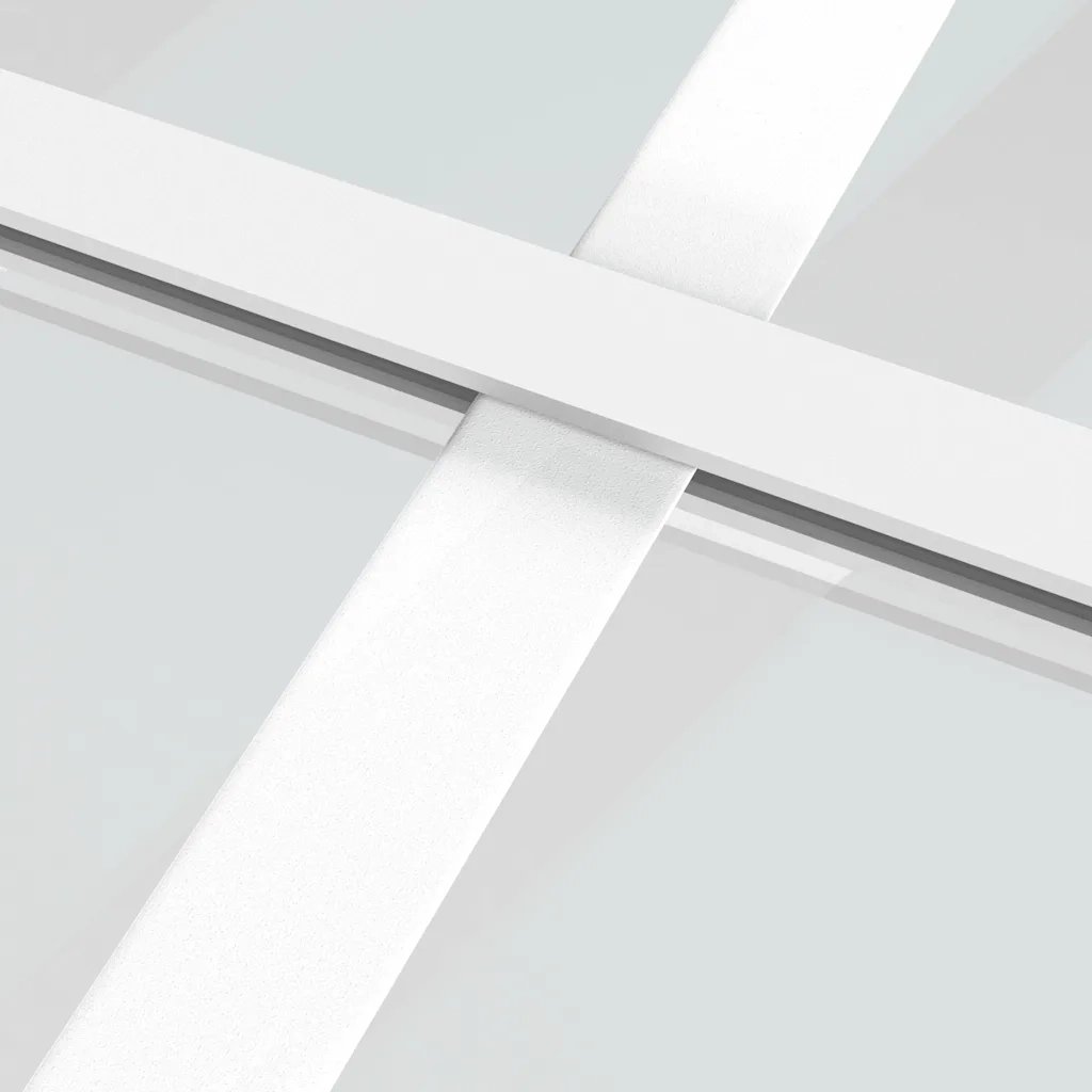 Porta Scorrevole ESG Vetro e Alluminio 75x205 cm Bianca cod mxl 65068