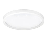Plafoniera Moderna Montemorelos-Z Alluminio Bianco Luce Led Integrato 34,5W