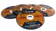 5 PEZZI DISCO ABRASIVO DA TAGLIO FERRO 75MM 1.6x10MM ULTRA SOTTILE Art. 550100